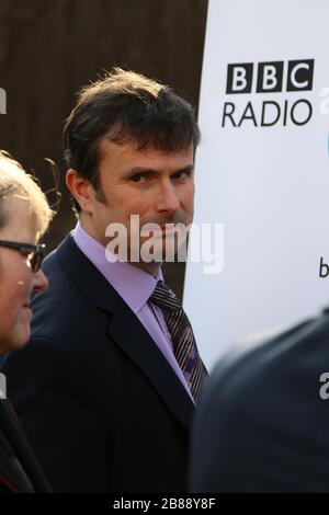 ROBERT PESTON BRITISH JOUNALIST SPEZIALISIERT AUF POLITIK. Stockfoto