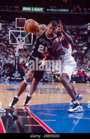 Tim Duncan von den San Antionio Spurs Stockfoto