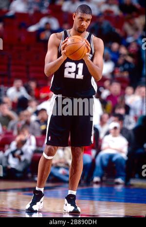 Tim Duncan von den San Antionio Spurs Stockfoto