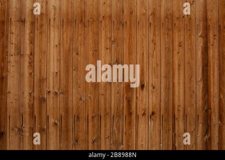 Brauner Holz-Textur-Hintergrund, Holzbohlen zaun Hintergrundwand Stockfoto