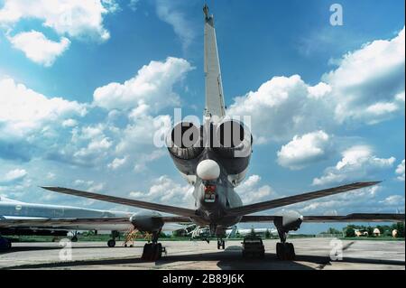 Tupolev TU-22 war der erste Überschallbomber, der in der Sowjetunion in Produktion ging und das weltweit erste Flugzeug seiner Klasse Stockfoto