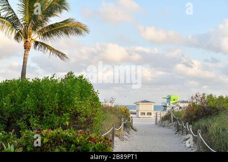 Miami Beach, Fl, Usa Stockfoto