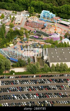 , Movie Park Deutschland in einem Bottrop-Kirchellen, 09.05.2011, Luftbild, Deutschland, Nordrhein-Westfalen, Ruhrgebiet, Bottrop Stockfoto