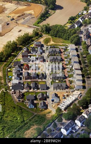 , Wohnungsneubau Entwicklung von Einfamilienhäusern in Dortmund, 25.05.2011, Luftbild, Deutschland, Nordrhein-Westfalen, Ruhrgebiet, Dortmund Stockfoto
