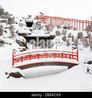 Takayama-Inari-Schrein Aomori Japan Stockfoto