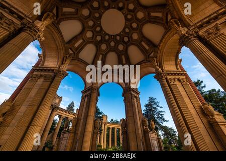 Der Palace of Fine Arts in San Francisco Stockfoto