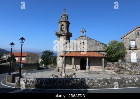 St. Peter's Church, Muros, Coruna, Spanien Stockfoto