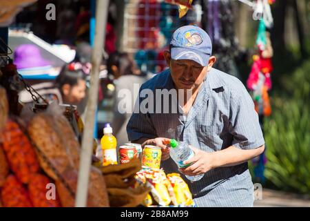 Marktleben in Mexiko-Stadt Stockfoto