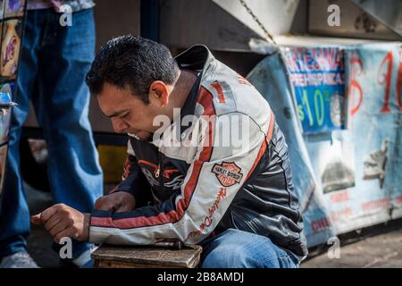 Marktleben in Mexiko-Stadt Stockfoto