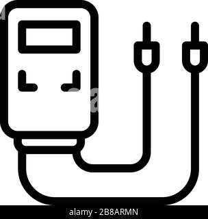 Multimeter Symbol, outline Style Stock Vektor