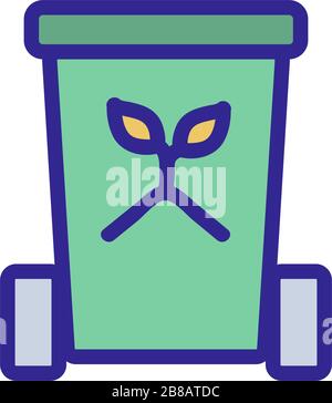 Vektorgrafik des Recycling-Symbols Stock Vektor