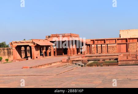 Fatehpur Sikri, Uttal Pradesh, Indien Stockfoto