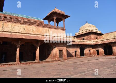 Fatehpur Sikri, Uttal Pradesh, Indien Stockfoto