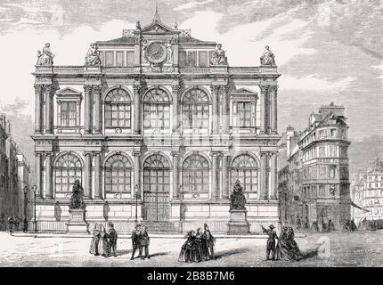 Museum der schönen Künste, Stadtbibliothek Le Havre, Normandie, Frankreich, 1857 Stockfoto