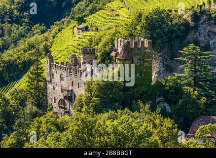 Italien - Tyrol Tyrolo - Schloss Fontana Stockfoto