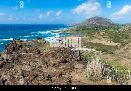 Koko-Krater in Honolulu, Hawaii Stockfoto
