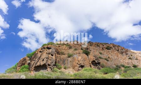 Felsen auf Tarrafal, Santiago Island, Cabo Verde Stockfoto