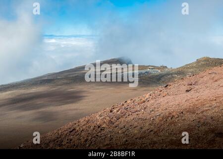 Besucherzentrum des haleakala-nationalparks Stockfoto