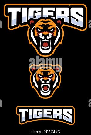 Logo "Tiger Mascot" Stock Vektor