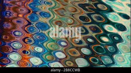 Design Pattern Artwork für Dekorieren druckbarer Flyer, große Banner, Werbung, Web, Karten, Einladungen und schöne Kunstwerke an den Wänden Stockfoto