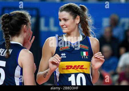 Januar 2020, Conegliano (TV, Italien: conegliano (tv), Italien, , 01. Januar 2020, Cristina Chirichella während - Credit: LM/Ettore Griffoni (Credit Image: © Ettore Griffoni/LPS via ZUMA Wire) Stockfoto