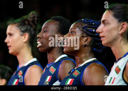 Januar 2020, Conegliano (TV, Italien: conegliano (tv), Italien, , 01. Januar 2020, Miriam Sylla während - Credit: LM/Ettore Griffoni (Credit Image: © Ettore Griffoni/LPS via ZUMA Wire) Stockfoto