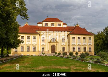 Schloss Lustheim, Schloss Schleißheim in Oberschleißheim, München, Bayern, Deutschland. Stockfoto