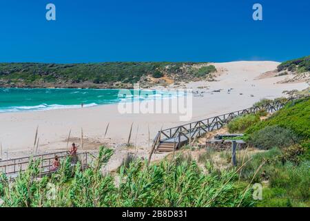 Playa de Bolonia, Provinz Cadiz, Spanien, Europa Stockfoto