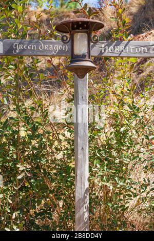 Hobbiton, Matamata, Neuseeland Stockfoto