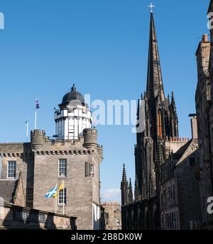 Camera Obscura & World of Illusions, Castlebill, Royal Mile, Edinburgh. Stockfoto