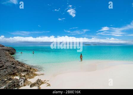 Strand Playa Pilar, Cayo Guillermo, Ciego de Ávila, Kuba Stockfoto