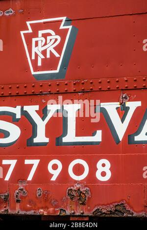 Roaring Spring Railroad Station and Historical Society, 500 Main Street, Roaring Spring, PA Stockfoto