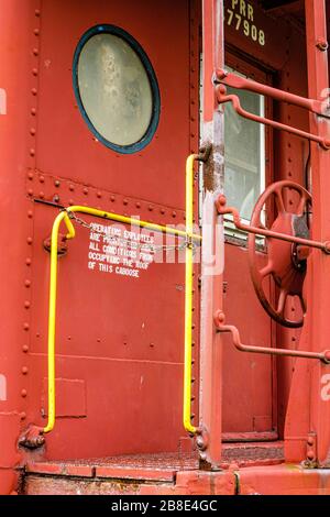 Roaring Spring Railroad Station and Historical Society, 500 Main Street, Roaring Spring, PA Stockfoto