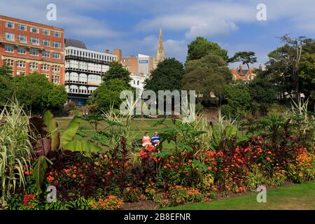 Central Gardens, Bournemouth, Dorset, England, Großbritannien Stockfoto