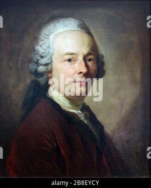 17772 Graff Porträt Karl Wilhelm Ramler Stockfoto