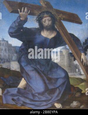 "Christus, der das Kreuz trägt" von Jan Gossart (genannt Mabuse), c 1520-25. Stockfoto