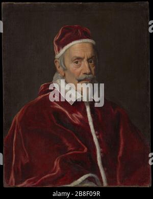 Giovanni Battista Gaulli (Il Baciccio) - Papst Clemens X. (1590-1676) Stockfoto