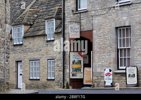 Das Model Village Museum, Corfe Castle, Insel Purbeck, Dorset, England, Großbritannien, historisch, Geschichte, Landmark, Attraktion, Europa, Süd Stockfoto