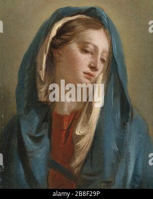 Giovanni Battista Tiepolo (1696-1770) die nach vorne gerichtete Madonna. Stockfoto