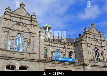 Kunstgalerie, Falmouth, Cornwall, England, Großbritannien Stockfoto