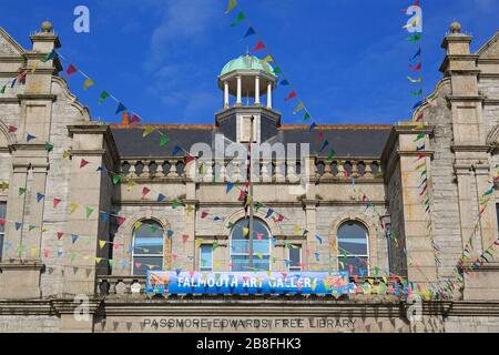 Kunstgalerie, Falmouth, Cornwall, England, Großbritannien Stockfoto