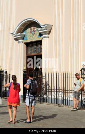 St. Mary the Crowneed Cathedral, Gibraltar, Großbritannien, Europa Stockfoto