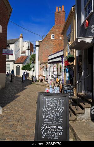 Quay Street, Lymington, Hampshire, England, Vereinigtes Königreich Stockfoto