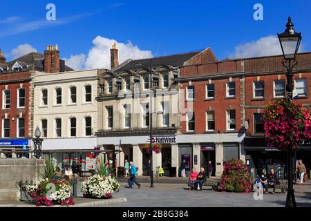 Weltkrieg 1 Memorial, Marktplatz, Salisbury, Hampshire, England, Vereinigtes Königreich Stockfoto