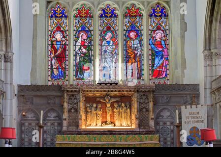 St. Thomas's Church, Salisbury, Hampshire, England, Großbritannien Stockfoto