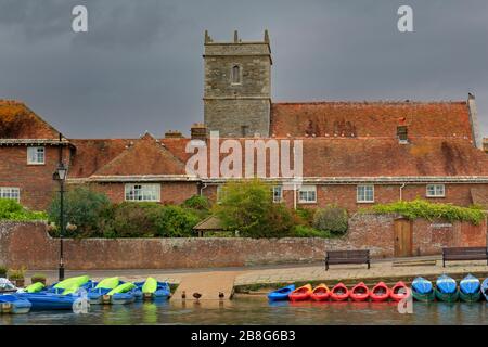 St. Martins Church, Wareham, Insel Purbeck, Dorset, England, Großbritannien Stockfoto