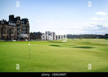 Old Course, Golf, St. Andrews, Schottland, Fife Coast, Großbritannien Stockfoto