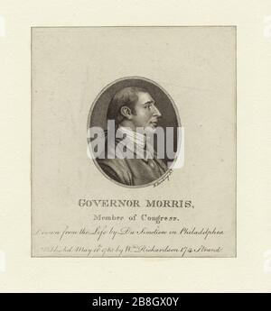 Gouverneur (sic) Morris, Kongressmitglied Stockfoto