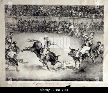 Goya y Lucientes, Francisco de - der berühmte Amerikaner Mariano Ceballos Stockfoto