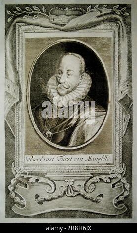 Graf Peter Ernst I. von Mansfeld. Stockfoto